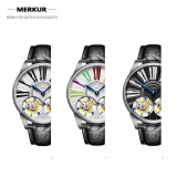 New Pierre Paulin Luxury True Double Tourbillon Manual Mechanical Watch Business Classic Men's Watch Sapphire All Steel