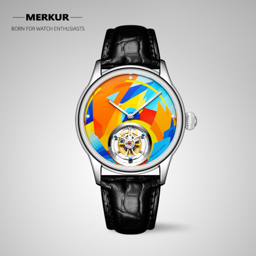 New Art Original design Tourbillon Pierre Paulin Manual hand winding Men's Luxury Formal Luxury watch