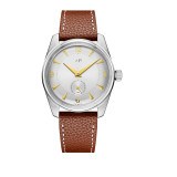 Chinese original MERKUR Handwinding Mechanical silver dial gold index  Retro Dress Watch