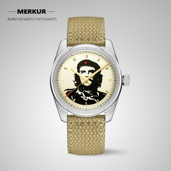 Military 70s Original design Exquisite craftsmanship Handwind mechanical watch vinatge chinese Maozedong and Che Guevara Watch