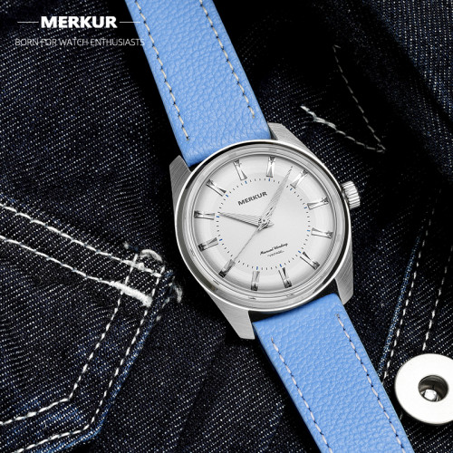 Chinese original  watch MERKUR Rubis retro big second Mens Dress