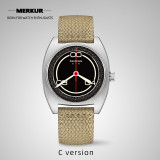 Seizenn W10 retro  luminous casual manual mechanical watch steel Military watch