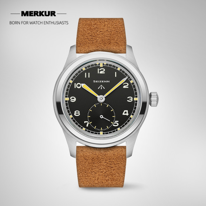 NEW WW2 broad arrow Dirty Dozen Seizenn watch male Mens WWII 12 Vintage Military Watch mechanical watch manual hand wind  luminous stain steel