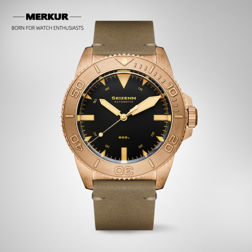 New SEIZENN First Issue Pure Bronze CuSn8 Pro DIVER 600M Sapphire Men’s Automatic Watch Japan NH35 44MM Super Luminova