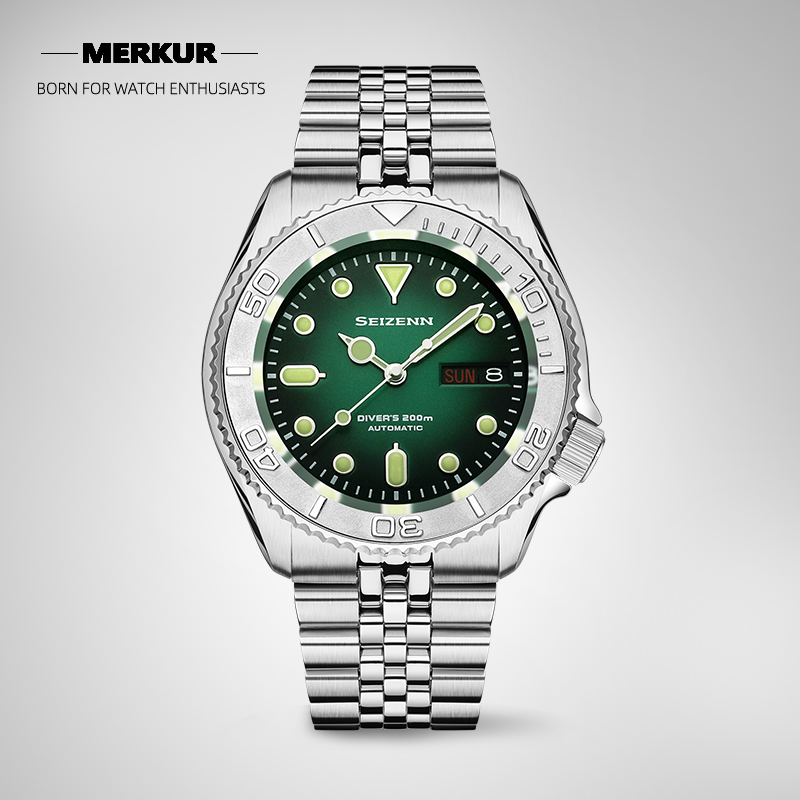 New SEIZENN Automatic NH36 Mechanical Diving Watch 200M