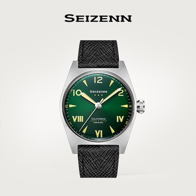 NEW Seizenn36MM vintage 6B case Military Dial retro Dirty Donzen Luminous casual manual mechanical watch steel Military watch Vintage