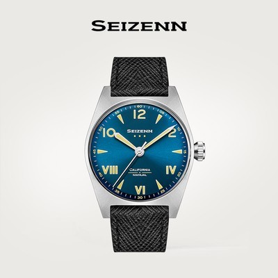 NEW Seizenn36MM vintage 6B case Military Dial retro Dirty Donzen Luminous casual manual mechanical watch steel Military watch Vintage