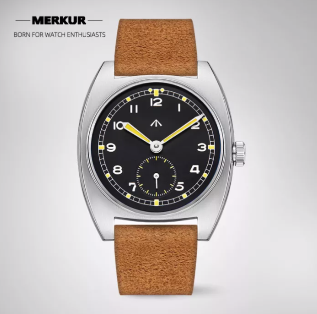 New Seizenn W10 WW2  retro Luminous casual manual mechanical watch steel Military watch Vintage Turtle case