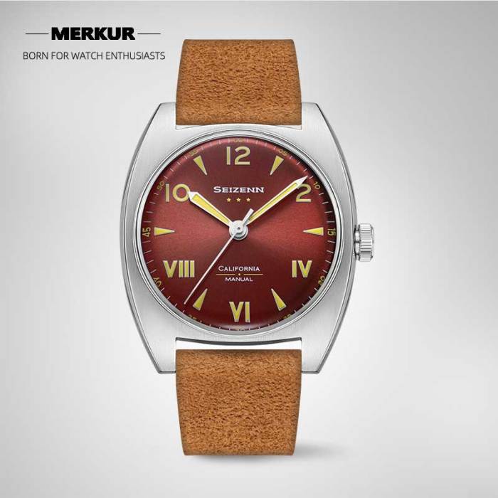 New Seizenn W10 WW2  retro Luminous casual manual mechanical watch steel Military watch Vintage Turtle case