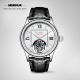 New Fanzhi genuine Mother of Pearl Dial Flying Tourbillon Manual Mechanical Watch Men's Luxury Formal Business