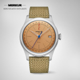 NEW MERKUR Date business LEVEE series Handwinding Watch casual watch 38MM hand wind Calendar