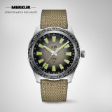 New MERKUR World TIme ZUlu watch  Handwinding Mechanical  Retro Dress Watch 24 Rubis Chinese First Skin Diver military watch