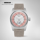 NEW Pierre Paulin business LEVEE series Handwinding Watch Sector Dial Salmon  silver dial  Vintage Casual Watch Mens