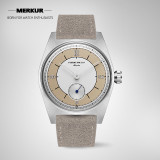 NEW Pierre Paulin business LEVEE series Handwinding Watch Sector Dial Salmon  silver dial  Vintage Casual Watch Mens