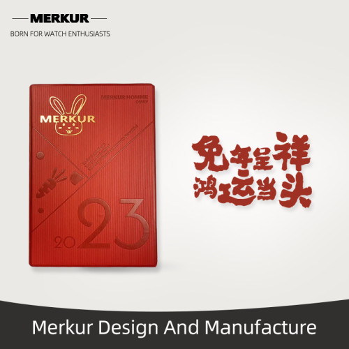 New MERKUR Watch  Note Book for Gift limited year of Rabbit