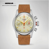New Red Army Red Star  Fliger PILOT Mechanical Chronograph Mens Watch Aviation Watch Homage of China Air Force First Pilot Watch Seagull 1963