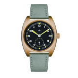 New Seizenn W10  WW2 bronze  retro Luminous casual manual mechanical watch steel Military watch Vintage Turtle case