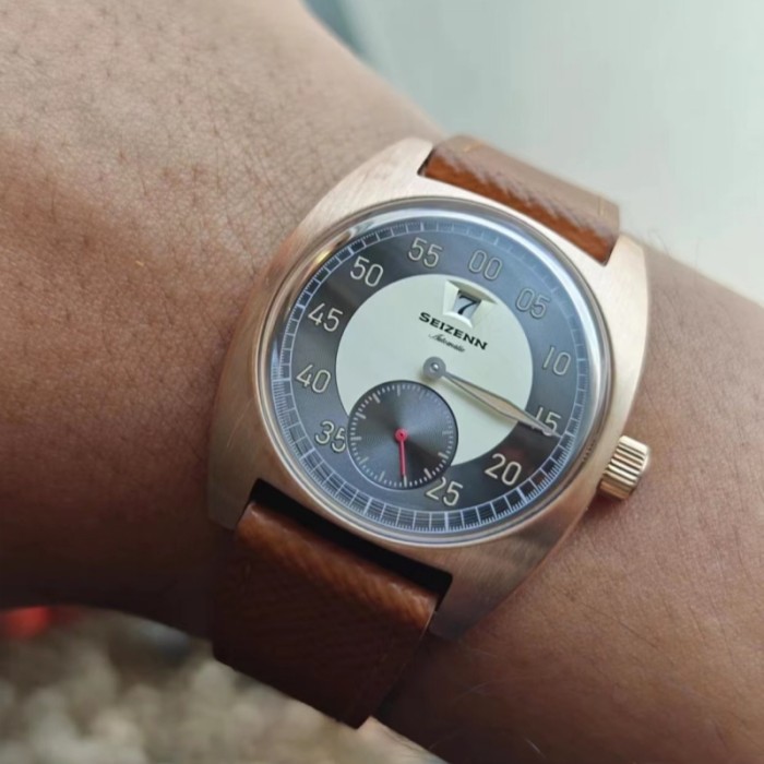 New Seizenn W10 WW2  retro Luminous casual manual mechanical watch steel Military watch Vintage Turtle case