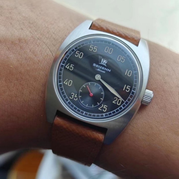 New Seizenn W10 WW2  retro Luminous casual manual mechanical watch steel Military watch Vintage Turtle case