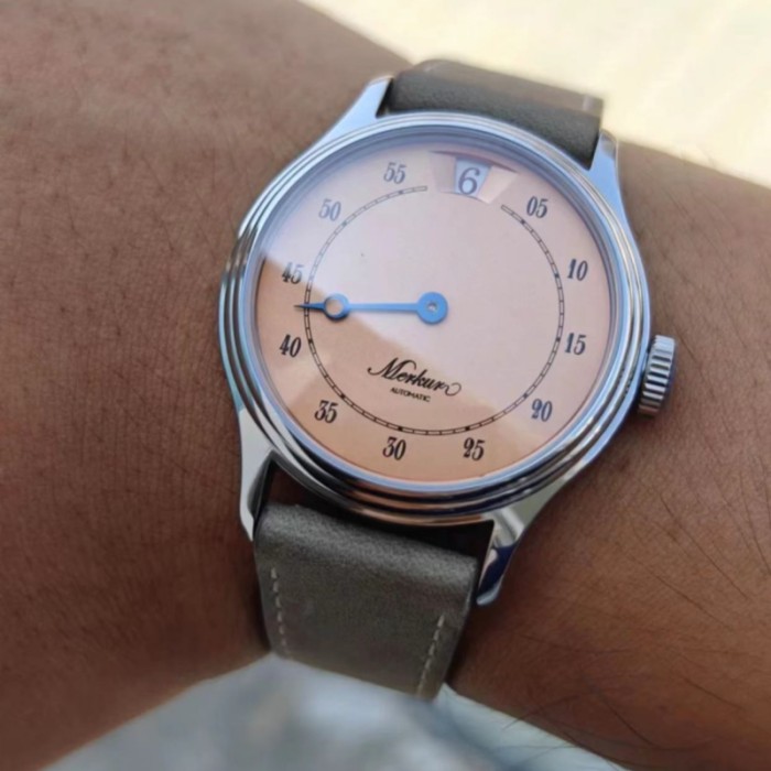 NEW MERKUR Manual automatic mechanical watch for men's sapphire waterproof limited edition when the TV jumps