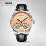 New Pierre Paulin genuine Double Tourbillon Manual Mechanical Watch Men's Luxury Formal Business