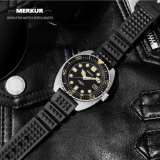 MERKUR OCEANMASTER 1000M Water Resist Big 47MM MONOBLOCK TUNA Original Design Sapphire Ceramic Bezel Japan NH35 Automatic Vinatge Homage Dive Men‘s Luxury Watch