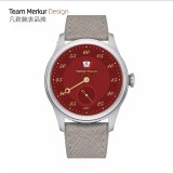 NEW Pierre Paulin Jumping Hour Automatic Seagull St17 mechanical watch steel  watch Vintage Date Window