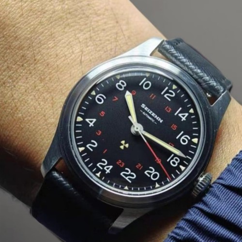 NEW  Fanzhi World War II W12, 24-hour automatic mechanical retro luminous watch for men