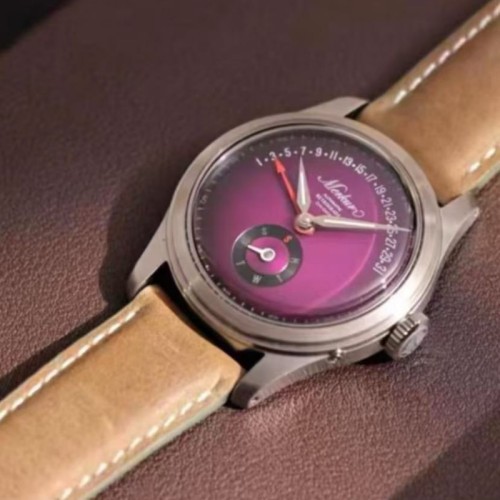 NEW Merkur  Complex mechanical staff flying back calendar retro waterproof men's automatic watch