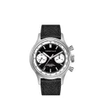New PIERRE PAULIN  Retro 70‘s Vintage Panda Style Chronograph Mechanical Men's Complicated Acrylic 38MM Small Luxury Classic Wrist Watch