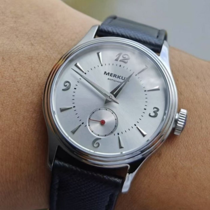 NEW MERKUR Manual automatic mechanical watch for men's sapphire waterproof limited edition when the TV jumps
