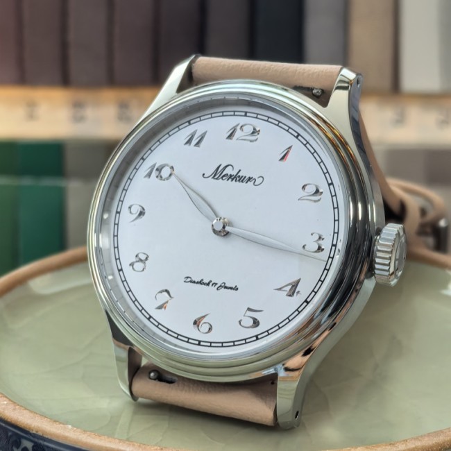 NEW MERKUR Manual automatic mechanical watch for men's sapphire waterproof limited edition when the TV jumps