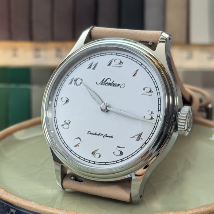 NEW MERKUR Manual automatic mechanical watch for men's sapphire waterproof limited edition when the TV jumps