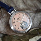 The New MERKUR Retro pocket watch enamel manual mechanical watch tourbillon men's watch