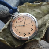 The New MERKUR Retro pocket watch enamel manual mechanical watch tourbillon men's watch