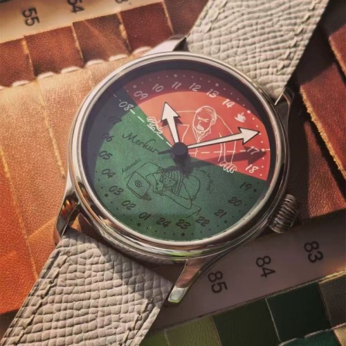 (Workplace Bull and Horse) Original 24-hour automatic mechanical watch men's sapphire all steel night light