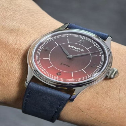 The NEW Merkur Good morning Beijing enamel manual mechanical watch sapphire