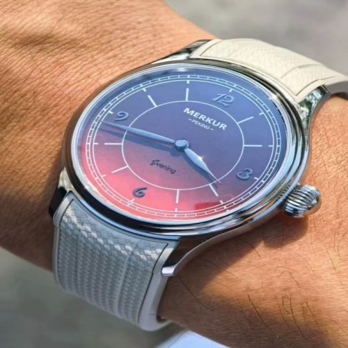 The NEW Merkur Good morning Beijing enamel manual mechanical watch sapphire