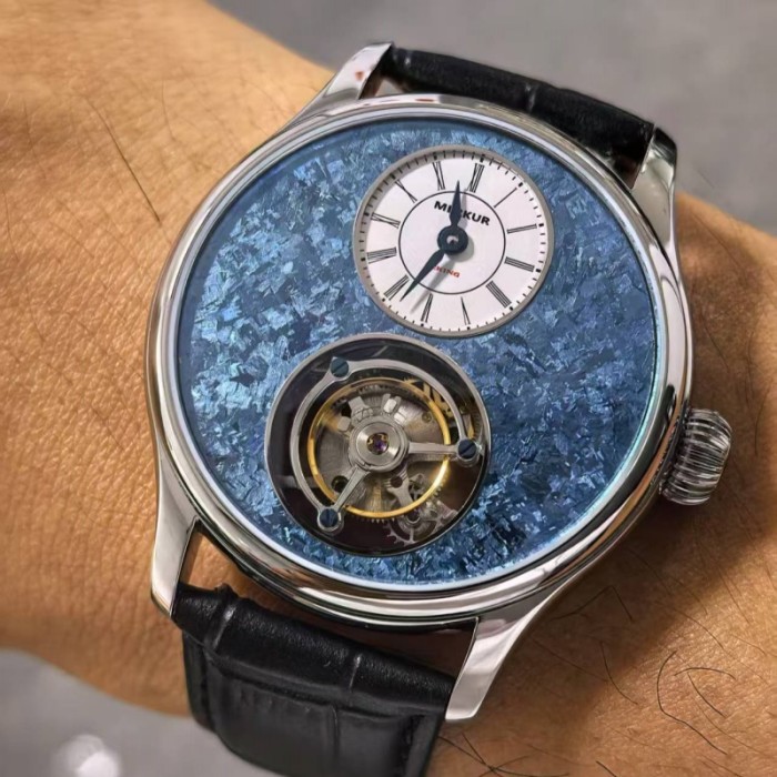 The NEW Merkur Light luxury business commuting tourbillon watch, manual mechanical men's watch