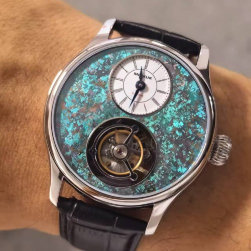 The NEW Merkur Light luxury business commuting tourbillon watch, manual mechanical men's watch