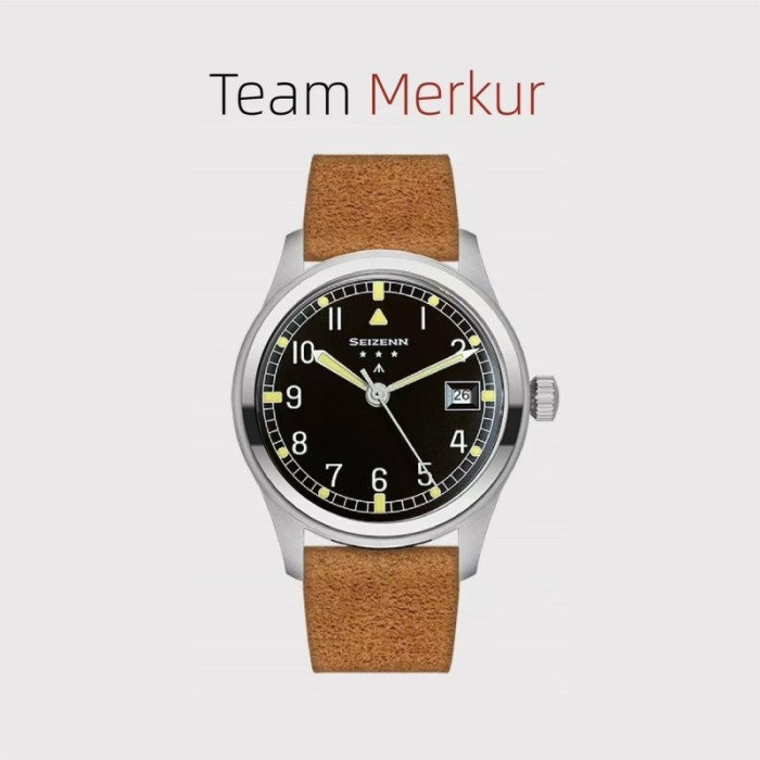 Fanzhi World War II W12 Retro Night Light All Steel Manual Watch