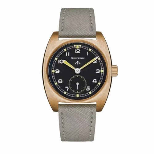 Bronze W10 Retro Night Light WWII Mechanical Watch Men's Watch