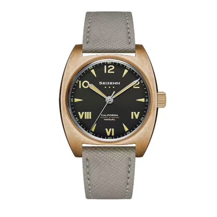 Bronze W10 Retro Night Light WWII Mechanical Watch Men's Watch