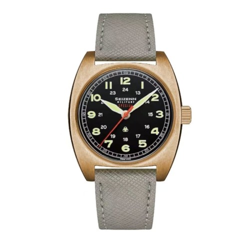 Bronze W10 Retro Night Light WWII Mechanical Watch Men's Watch