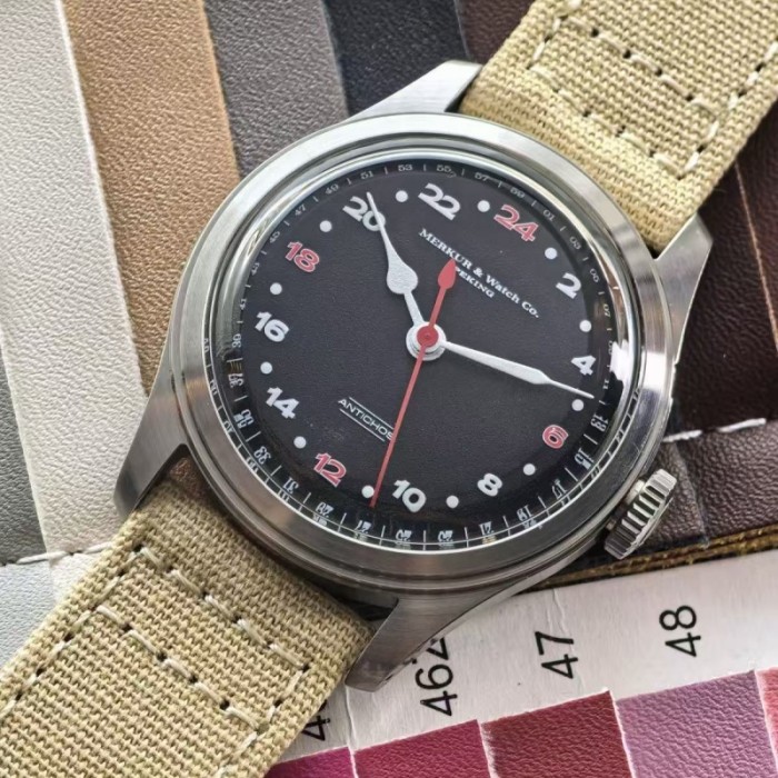 Fanzhi 24-hour automatic mechanical retro luminous mechanical watch