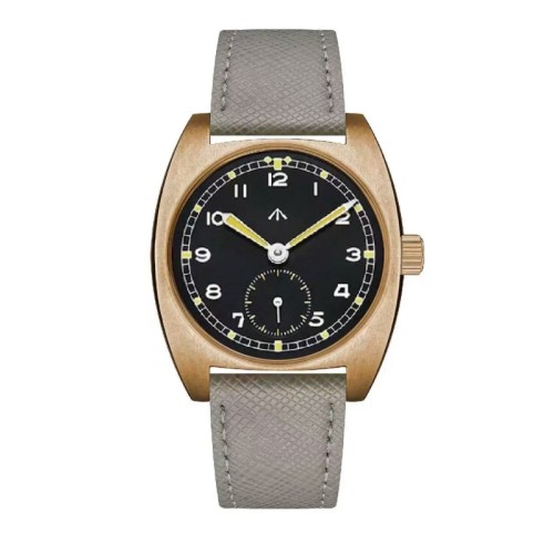 Bronze W10 Retro Night Light WWII Mechanical Watch Men's Watch