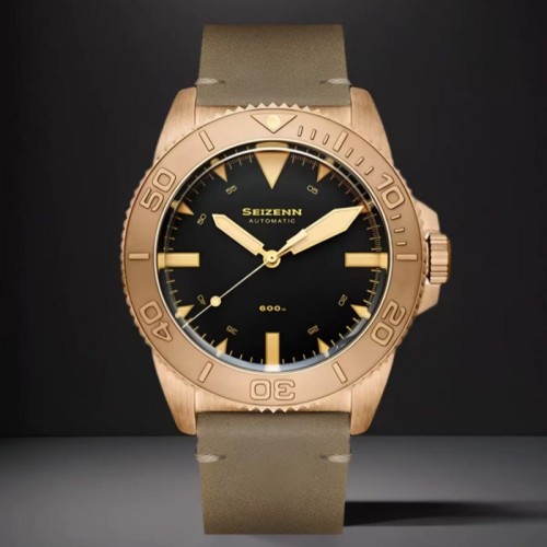 Luminous Bronze Diving Japan Automatic Mechanical Watch