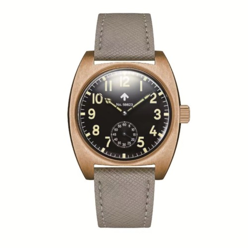 Bronze W10 Retro Night Light WWII Mechanical Watch Men's Watch