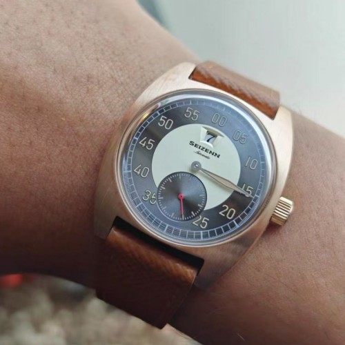 Bronze W10 WWII Retro Night Light Automatic Mechanical Men's Watch
