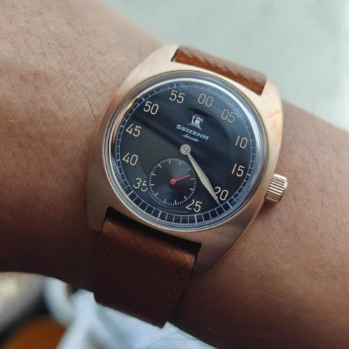 Bronze W10 WWII Retro Night Light Automatic Mechanical Men's Watch